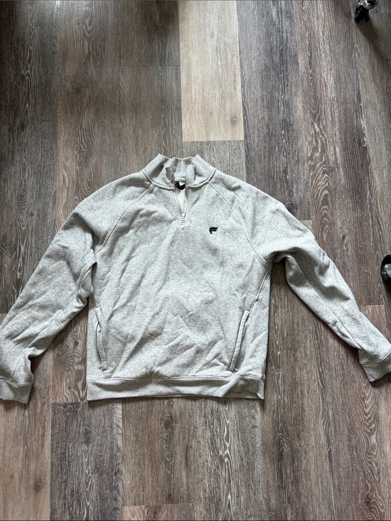 Fabletics Other - Fabletics Men's Light Gray Quarter-Zip Pullover